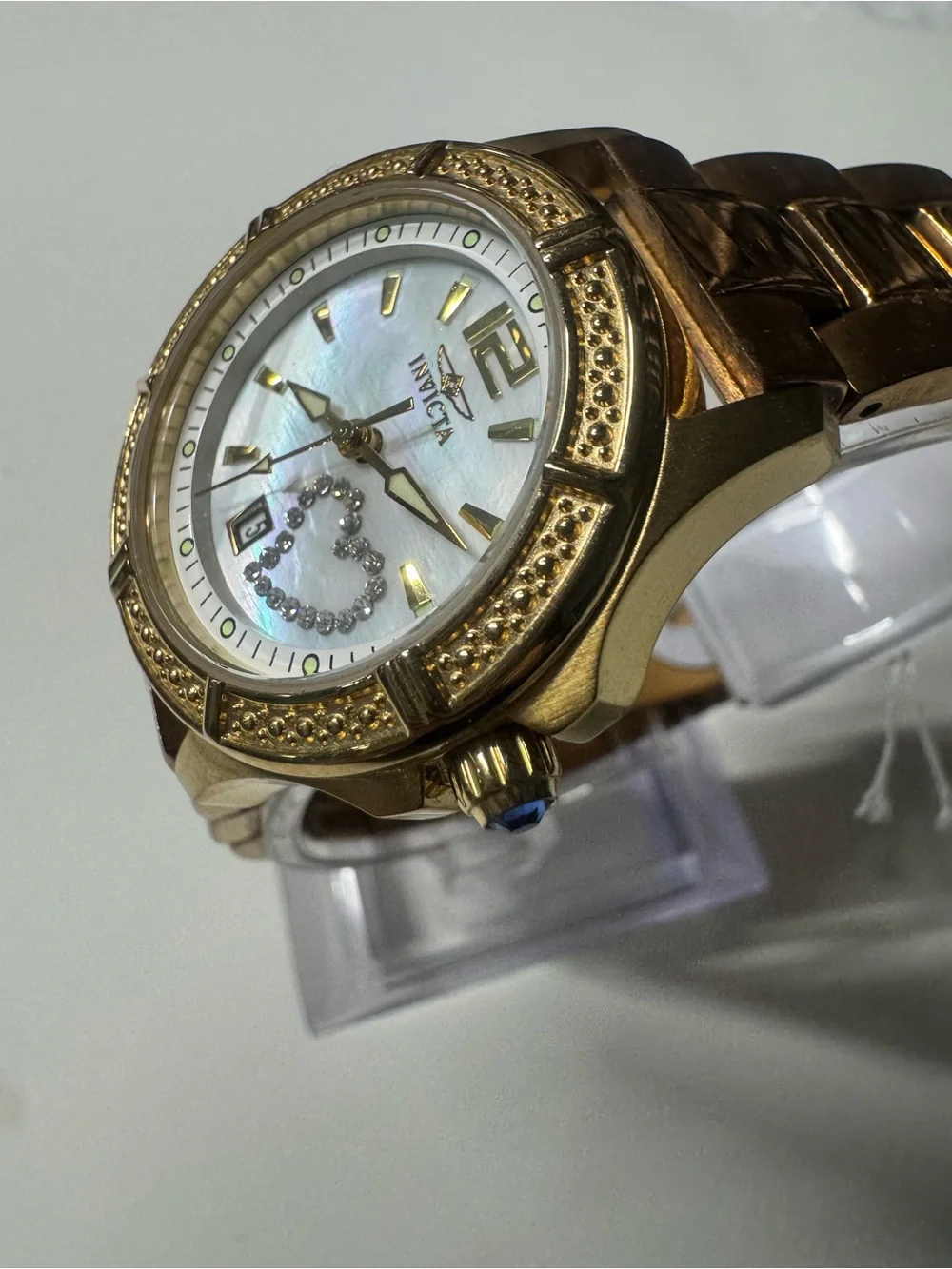 Invicta gold tone